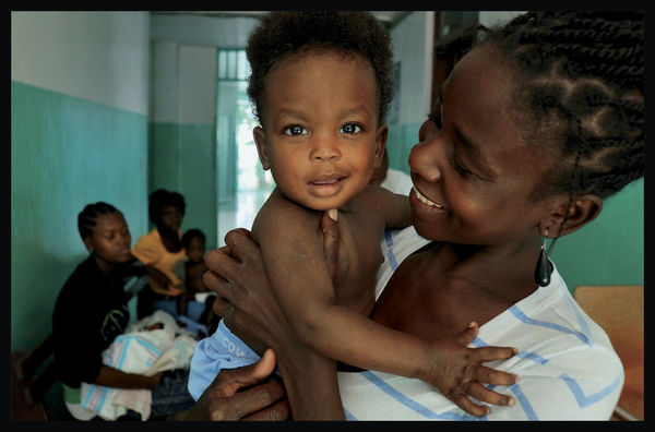 mother and baby in Haiti