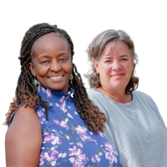 Chisina Kapungu & Michelle Lambert,  of WomenStrong International